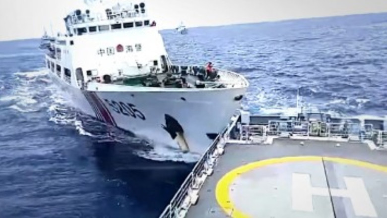 Coast Guard Clash in South China Sea: Filipino Vessel Rams Chinese Ship | News Update