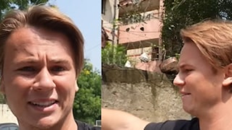 Watch: In Delhi's Poorest Slum, YouTuber Overwhelmed By Locals' Kindness
