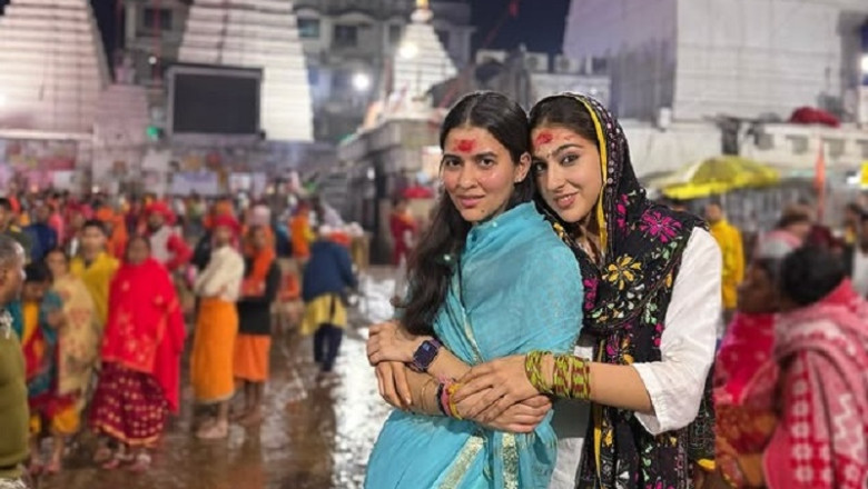 Sara Ali Khan Offers Prayers at Baba Baidyanath Temple