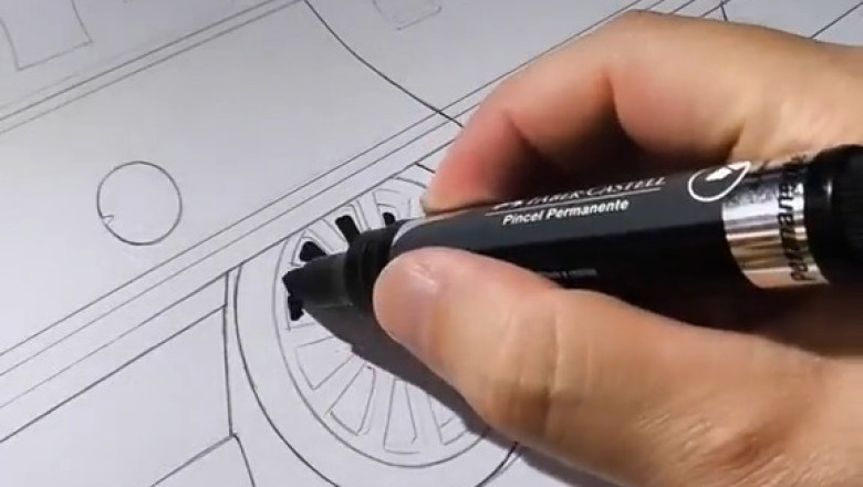 Watch This Mind-Blowing Car Drawing Come to Life!