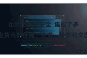 比特派数字安全 集成了多种加密货币的存储、发送、接收和交游功能