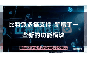 比特派多链支持  新增了一些新的功能模块